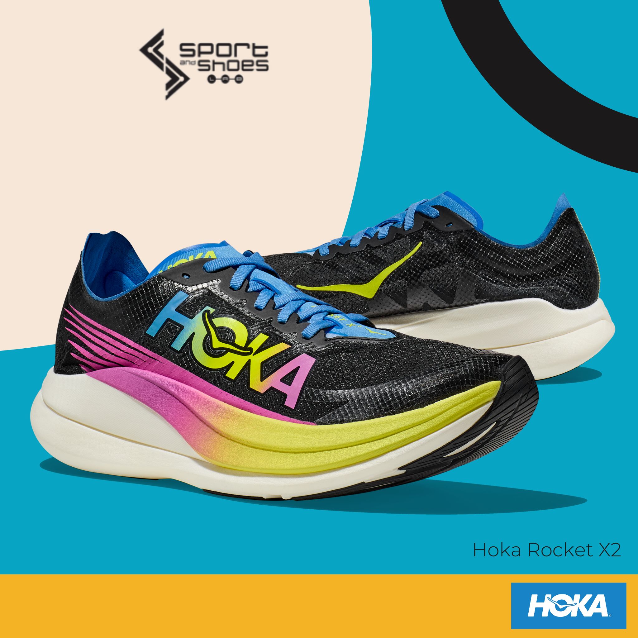 Hoka Rocket x2 (U) (1127927-BKML)